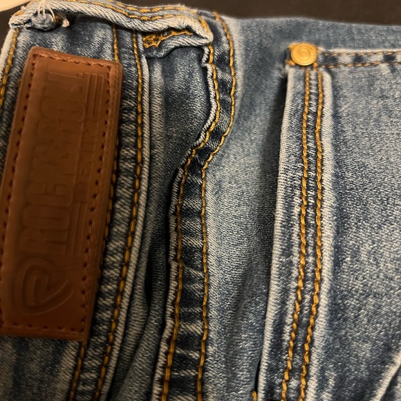 Rock & Roll Cowgirl Blue Flare Jeans High Rise made 100 cotton - Picture 11 of 11